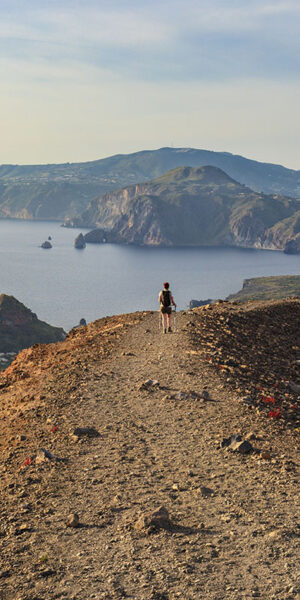 Sentiero di Vulcano nell'omonima isola