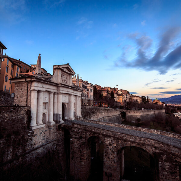 Tramonto a Bergamo