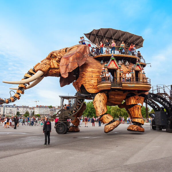 Elephant machine sull'Isola di Nantes