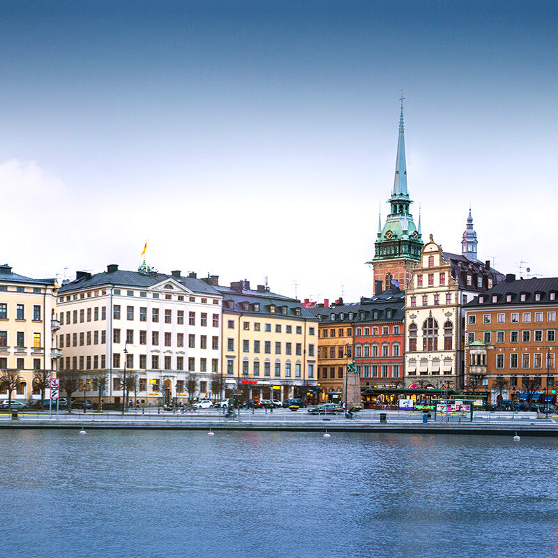 il distretto di Gamla Stan a Stoccolma