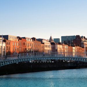 Ponte Ha'Penny sul fiume Liffey, Dublino
