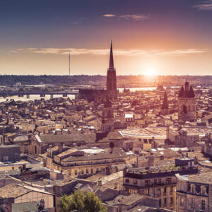 Bordeaux al tramonto