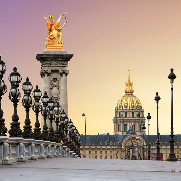 Ponte Alessandro III all'alba, Parigi