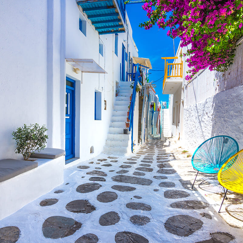 Strade di Mykonos